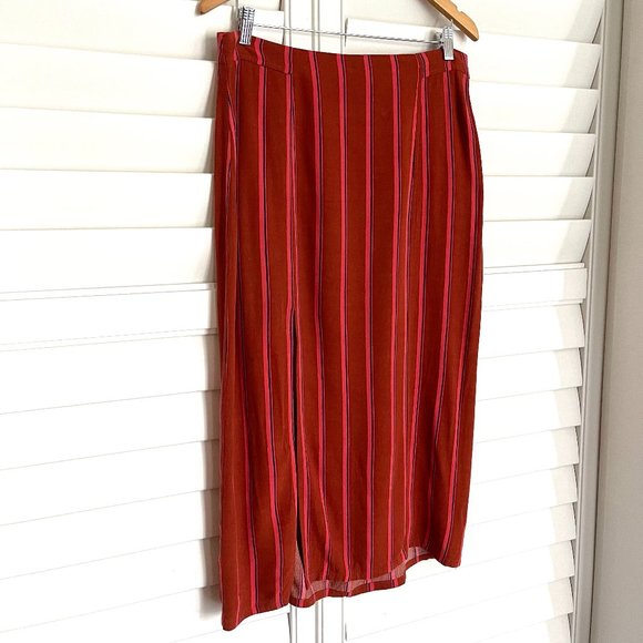 LIKE NEW Free People Sydney Printed Midi Skirt with Slit - Picture 4 of 8